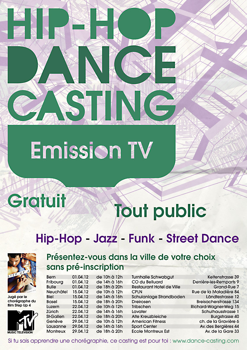 Casting Step Up Switzerland