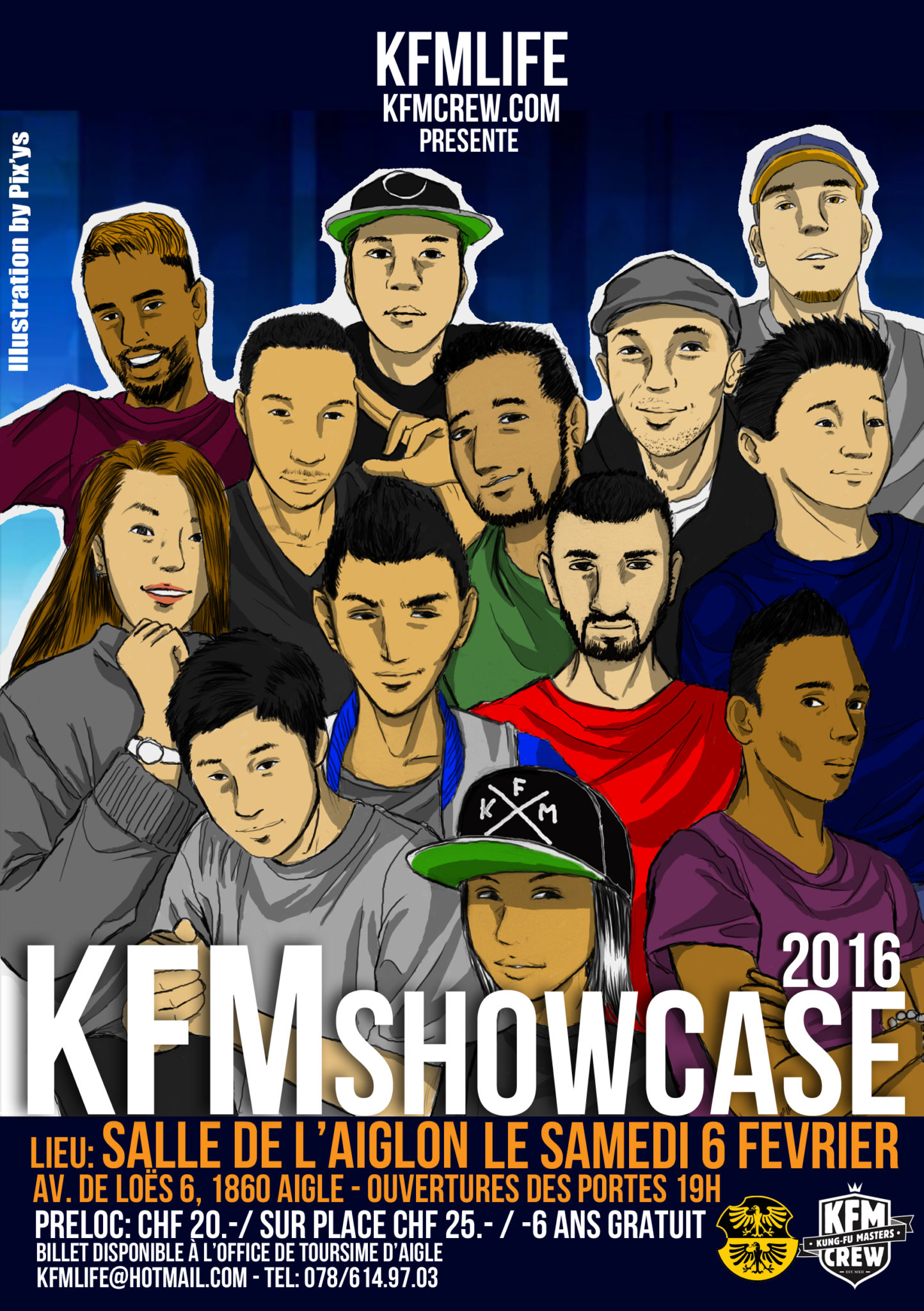 Billets Pré-location KFM Showcase 6 février 2016