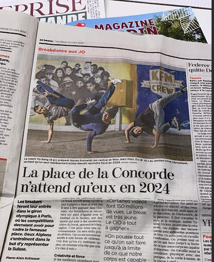 24heures – Breakdance aux JO avec Yu-Seng, Wen et Jeysan