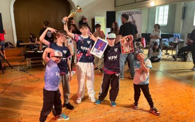 IDO, le championnat Suisse de breaking à St-gall. Les KFM Juniors remportent le championnat