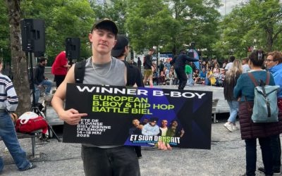 Bboy Romain remporte le 71e titre pour le KFM Crew à Bienne !
